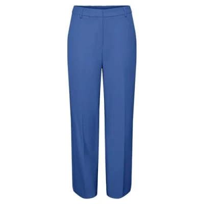 Afbeelding van YASLIKKA HW Wide Pants S. NOOS, Blue Iolite., XS