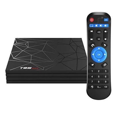 Afbeelding van Android TV Box, 9.0 4 GB RAM 32 ROM H6 Quad Core Cortex A53, unterstützt 3D 6 K Ultra HD H.265 2,4 GHz WiFi Ethernet Smart Box