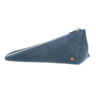 Afbeelding van BREE Utensil zak Avea SLG 100 Triangle Pouch Vintage Blue Blauwgrijs