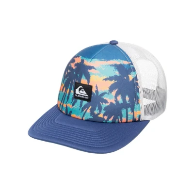 Afbeelding van Quiksilver EMU COOP Trucker Pet, Heren, Maat: One Size, Coronet blue
