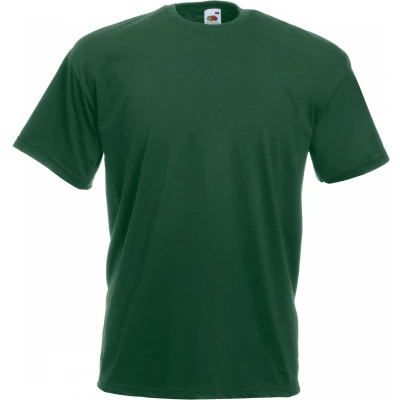 Afbeelding van Fruit Of The Loom Heren Valueweight T shirt met korte mouwen (Bottle Groen)