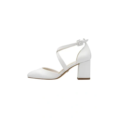 Afbeelding van Tamaris 1 24415 44 pumps voor dames, mat wit, 41 EU