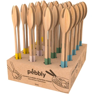 Afbeelding van Pebbly Display with 20 salad servers