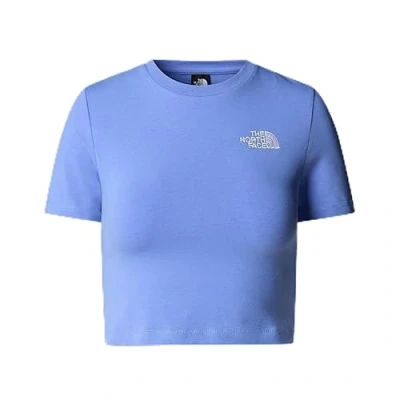 Afbeelding van The North Face CROP TEE Tshirt basic, Dames, Maat: Medium, Virtual blue