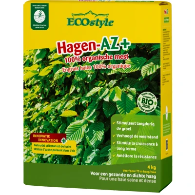 Afbeelding van ECOstyle Hagen AZ+ 4 KG Organische Hagenmest 75 M²