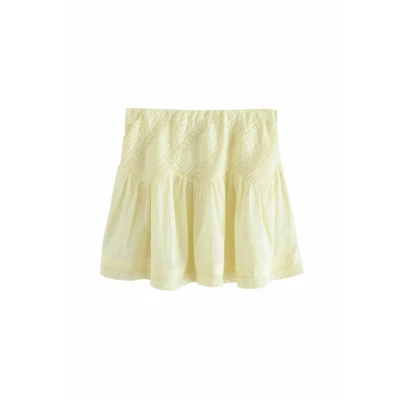 Afbeelding van Next Regular FIT Alijn rok, Dames, Maat: 48xR, Yellow