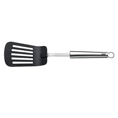 Afbeelding van Silit Classic Line spatel kunststof, 35 cm, gepolijst roestvrij staal, kunststof voordeel, ideaal voor gecoate potten, vaatwasmachinebestendig