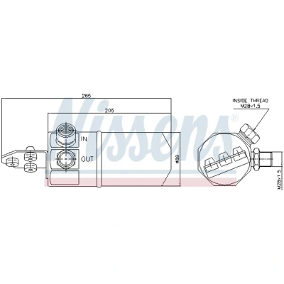 Afbeelding van Nissens Airco droger/filter 95194