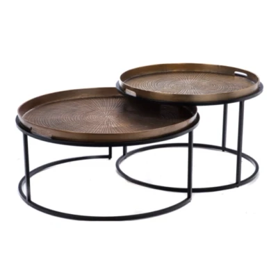 Afbeelding van Mangoe Salontafel Julie Set van 2