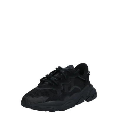 Afbeelding van adidas Originals Ozweego Sneakers laag voor kinderen, Maat: 38 2/3, Core black/trace grey metallic Leer en textiel