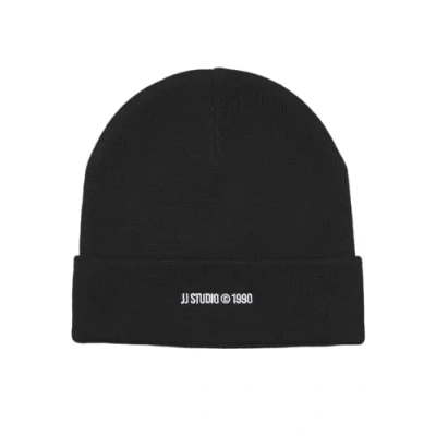 Afbeelding van JACK &amp; JONES Jacbottle beanie voor heren, gebreide muts, zwart, Eén maat