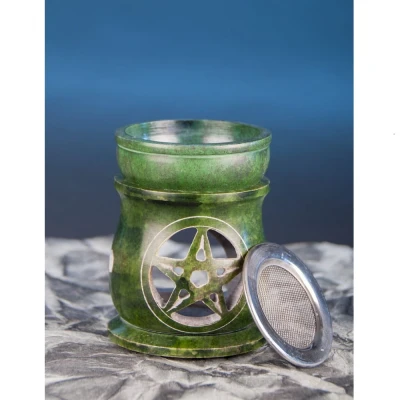 Afbeelding van Aromalamp en wierookbrander Pentagram