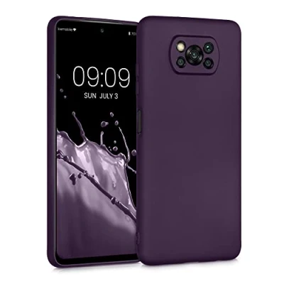 Afbeelding van kwmobile telefoonhoesje geschikt voor Xiaomi Poco X3 NFC / Pro Hoesje smartphone Back cover in metallic braam