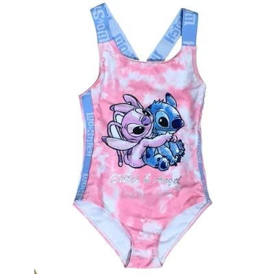 Afbeelding van Disney Lilo &amp; Stitch badpak voor meisjes, eendelig van 5 tot 13 jaar, Meerkleurig, 8 9 jaar
