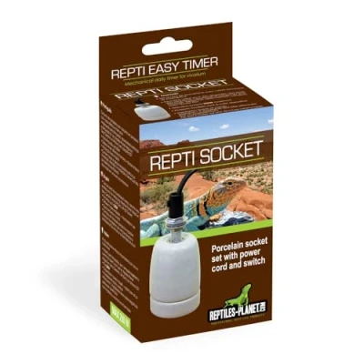 Afbeelding van Reptiles Planet Repti Socket 9x7x17 cm Beige Zwart