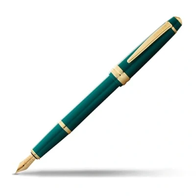 Afbeelding van Cross Bailey Light vulpen (veerdikte M, incl. geschenkverpakking) groen lak met goudkleurig beslag