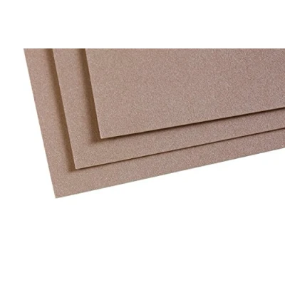 Afbeelding van Clairefontaine Ref 197013C Pastelmat Kaartvellen (Pack van 5 vellen) 360gsm kaart 24 x 32cm Bruine Kleur Speciaal Samengesteld Voor Gebruik Met Pastels