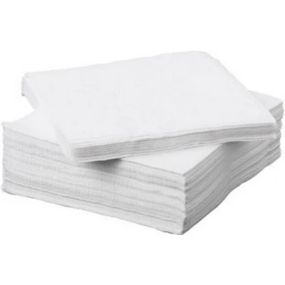Afbeelding van Servetten Wit 33x33cm 500x