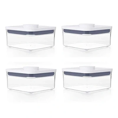 Afbeelding van OXO Good Grips POP Container Luchtdichte Voedselopslag 1.1 Qt Vierkant (4 Pack)