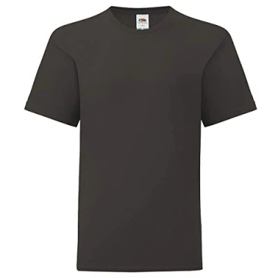 Afbeelding van Fruit of the Loom Kids Iconic T shirt, grafietgrijs, 140