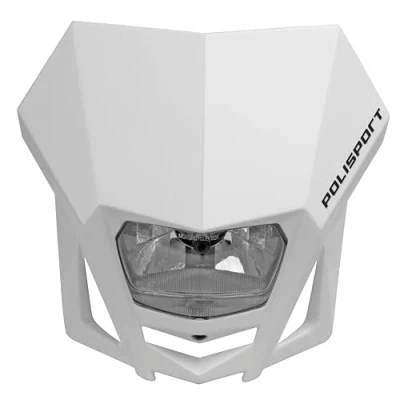Afbeelding van POLISPORT Witte LMX koplampplaat, wit