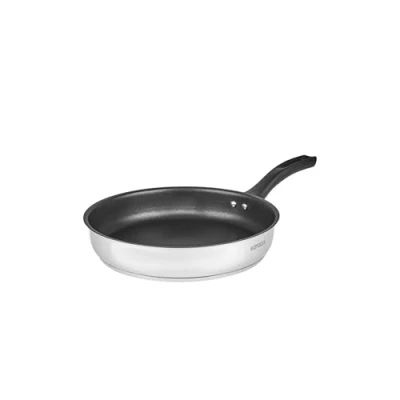 Afbeelding van Karaca Gastro pan, 20 cm, hoogwaardige roestvrijstalen pan (1,5 liter) met vuurvaste antiaanbaklaag en duurzaam oppervlak voor gezond koken langdurig gebruik