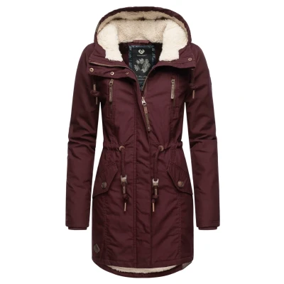 Afbeelding van Ragwear Elsie Winterjas, Dames, Maat: XS, Wine red