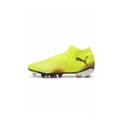 Afbeelding van Puma Future 8 PRO FG AG Voetbalschoenen met kunststof noppen, Dames, Maat: 37.5, Yellow alert black sun struck Kunststof/ textiel
