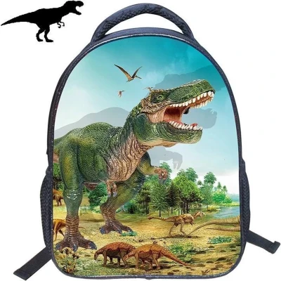 Afbeelding van Dinosaurus Rugzak Schooltas Kinderen Rugtas Jongen Dino Tas Gymtas Zwemtas Kado