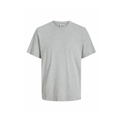 Afbeelding van R.D.D. Royal Denim Division Tshirt print, Heren, Maat: Small, Light grey melange