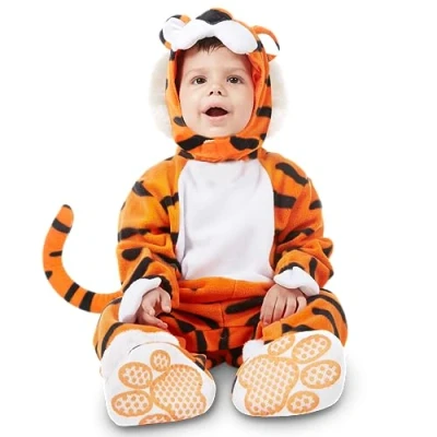 Afbeelding van Spooktacular Creations Tijgerkostuum voor baby‘s, luxe set (peuters (3 4 jaar))
