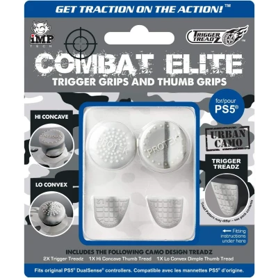 Afbeelding van iMP Tech Combat Elite Thumb &amp; Trigger Treadz Dual Sense Controller Grips Urban Camo for PS5