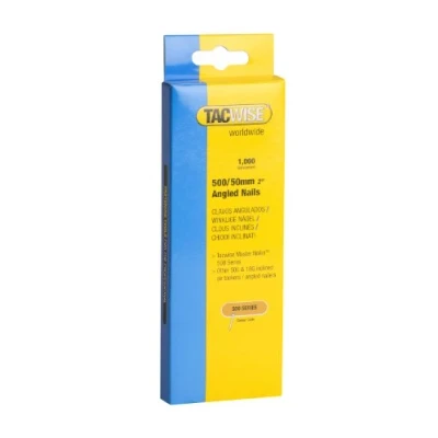 Afbeelding van Tacwise schuine Nagel Serie 500 voor tacker 50 mm Gegalvaniseerd 1.000 stuks