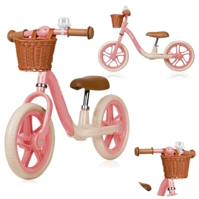 Afbeelding van LIONELO ALEX Kinderloopfiets Zonder Pedalen vanaf 3 jaar tot 30 kg, Verstelbaar Zadel en Stuur, Lichtgewicht 3,4 Onderhoudsvrije Wielen, Comfortabele Zitting Voetensteun Leren balanceren