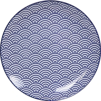 Afbeelding van Tokyo Design Studio Nippon Blue dinerbord 26 cm Donkerblauw