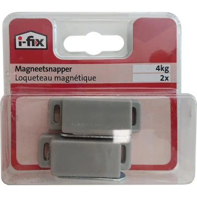 Afbeelding van I FIX magneetsnapper 4 kg 2 stuks GRIJS