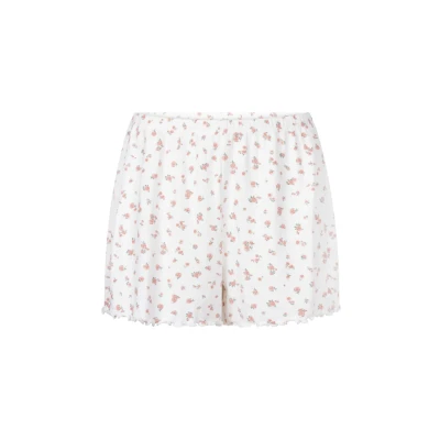 Afbeelding van Hunkemöller Korte pyjama oudroze / wit
