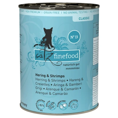 Afbeelding van 6x400g Haring/Krab Catz Finefood Kattenvoer