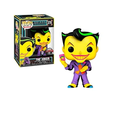 Afbeelding van Funko Pop Heroes: Batman The Animated Series Joker 370 Special Edition Black Light Glow