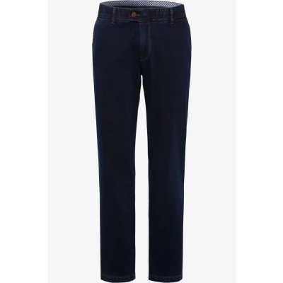 Afbeelding van Eurex by Brax Style Jim Tapered Fit Jeans voor heren, Donkerblauw, 44W / 32L