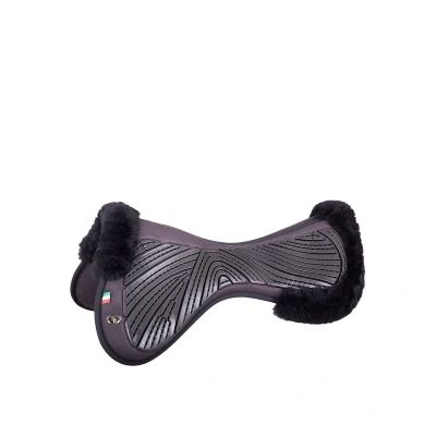 Afbeelding van BR Zadelonderlegger Memory Grip Sheepskin L Zwart