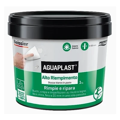 Afbeelding van AGUAPLAST Bijssier hoge vulmassa van vezelstof, 1 kg Wit