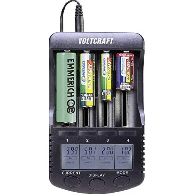 Afbeelding van VOLTCRAFT CC 2 Batterijlader NiMH, NiCd, Li ion AA (penlite), AAA (potlood), C (baby), Sub C, 26650, 26500, 18650, 1767