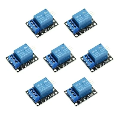 Afbeelding van GERUI 7 stuks relais 5V KY 019 1 kanaals relaismodule board schild high level trigger met voor Arduino en Raspberry Pi PIC AVR DSP ARM