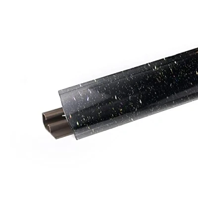 Afbeelding van DQ PP 3 m afdekprofiel, Antares, 23 x mm, pvc, keukenstrip voor het werkblad, afdekprofiel in de keuken, wandafsluitprofiel, tafelbladprofiel