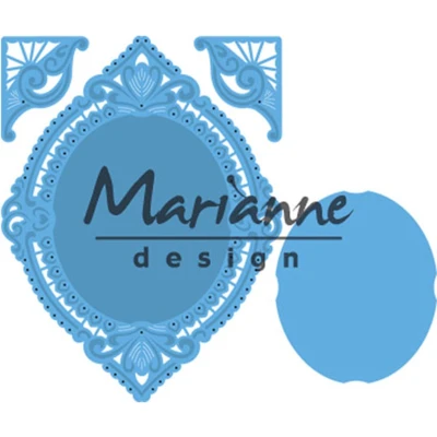 Afbeelding van Marianne D Creatable Petra`s ovals &amp; corners LR0485 (09 17)