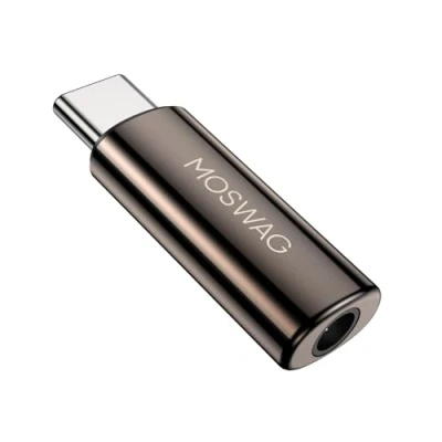 Afbeelding van MOSWAG USB C aan 3.5mm Audio Hoofdtelefoon Adapter, Typc Aux Adapter Zinklegering Compatibel met Samsung GalaxyS23 S22 S21 S20 S10 Plus, Ultra S21+, Pixel 7/6, Stootkussen Pro 6