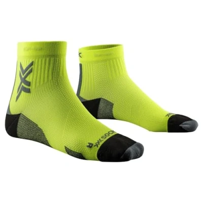 Afbeelding van X Socks® RUN DISCOVER ANKLE, Fluo Yellow/Opaal Zwart, 39 41
