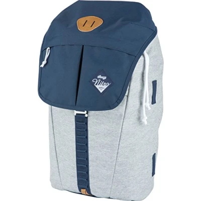 Afbeelding van Nitro Cypress Sportieve dagrugzak voor universiteit en vrije tijd, streetpack met gevoerd 15 inch breed laptopvak plunjezak tunnelsluiting, Morning Mist, 28 L, Rugzak