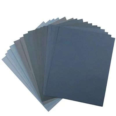 Afbeelding van 16 vellen schuurpapier korrel 400 tot 5000 voor het afwerken van houten meubels, metaalschuren en autopolijsten, droog of nat schuren, 22,9 x 27,9 cm